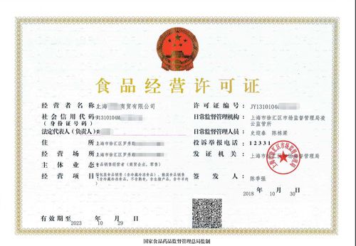 干果類食品經營許可證流通類條件與詳細流程